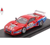 MODELLINO AUTO STATICO BEST MODEL FERRARI 512 BB LM NART DAYTONA 1979 1/43