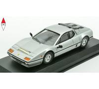 Best Klebstoffe Modellino auto Ferrari 512 Bbi 1981 auto personale Jean Paul Belmondo 1:43 Argento
