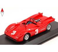 Abarth 2000 Sp #3 2nd European 2 Litre Salzburgring 1970 D. Quester 1:43 Model