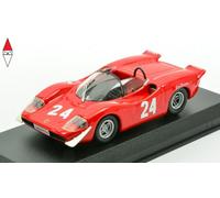 Fiat Abarth 2000 S #24 Paul Ricards 1968 Eris Tondelli 1:43 Model BEST MODELS