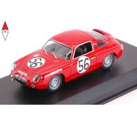 1:43 Best Fiat Abarth 700S #56 24H Le Mans 1961 Bassi Rigamonti Red BE9759 Model