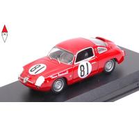 Best Klebstoffe Modellino auto statico Fiat Abarth 750 #81 Record Monza SCCA 1959 Scala 1:43