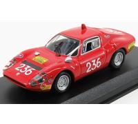 MODELLINO AUTO STATICO BEST FIAT ABARTH OT1300 WINNER TARGA FLORIO 1970 1/43