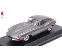 Best Models Modellino auto d'epoca statico Jaguar E Coupe 1962 - Gun Metal - Scala 1:43