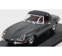 MODELLINO AUTO STATICO BEST JAGUAR E-TYPE SPIDER CLOSED 1962 GRIGIO SCALA 1/43