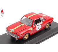 1/43 BEST MODEL LANCIA FULVIA HF 1.3 COUPE N 7 WINNER RALLY MEDITERRANEE 1969