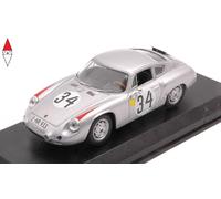 MODELLINO AUTO STATICO BEST MODEL PORSCHE 1600GS ABARTH LE MANS 1962 BARTH 1/43
