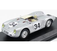 Best Klebstoffe Modellino auto statico Porsche 550RS Spider #33 24h Le Mans 1957 Scala 1/43