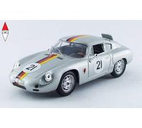 MODELLINO AUTO STATICO BEST PORSCHE ABARTH #21 1000KM PARIGI 1962 LINGUE 1/43