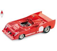 MODELLINO AUTO STATICO BRUMM ALFA ROMEO 33 TT-12 PROTOTIPO 1974 ROSSO SCALA 1:43