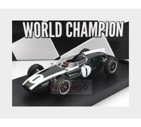 Brumm Modellino auto Cooper T53 n.1 Vincitore GP Gran Bretagna 1960 Jack Brabham 1:43