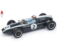 1:43 BRUMM Cooper F1 T53 #2 British Gp 1960 Mclaren With Driver Figure R299-CH