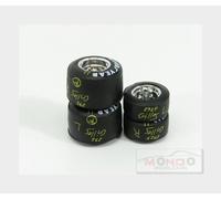 MODELLISMO DIORAMI SET GOMME GOODYEAR CERCHI ANT.+POST. FERRARI F1 126C2 1:43