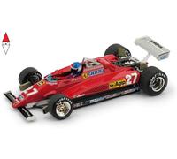1:43 BRUMM Ferrari F1 126 C2 Italy Gp 1982 #27 Patrick Tambay +Driver R287-CH