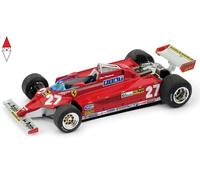 1:43 BRUMM Ferrari F1 126Ck Turbo #27 Winner Montecarlo Gp 1981 Villeneuve R367
