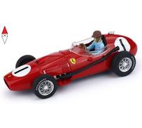 1/43 BRUMM FERRARI 246 F1 N.1 WINNER GR.BRITAIN GP 1958 PETER COLLINS W/PILOTE