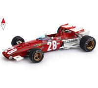 Brumm BM0444B FERRARI 312 B I.GIUNTI 1970 N.28 4th BELGIUM GP 1:43 Modellino