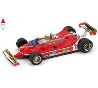 Brumm – Modellino Auto F1 Ferrari 312T5 #1 Argentina GP 1980 Scheckter 1:43 con Pilota R574CH