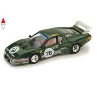 MODELLINO AUTO STATICO BRUMM FERRARI 512BB LM #78 LE MANS 1980 SCALA 1/43