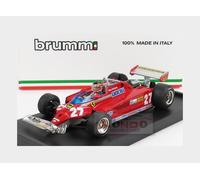 1:43 BRUMM Ferrari F1 126Ck Turbo #27 Gp Canada 1981 Villeneuve +Figure R436-CH