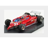 MODELLINO AUTO F1 STATICO BRUMM FERRARI 126CK VILLENEUVE VS F104 1981 1/43