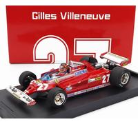Ferrari126ck Turbo GP Italia 1981 Gilles Villeneuve #27 + Pilota 1:43 2005 BRUMM