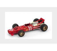 1:43 BRUMM Ferrari F1 312 #11 Monaco Gp 1969 Chris Amon Red White R303