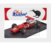 1:43 BRUMM Ferrari F1 312 #5 2Nd British Gp 1968 Chris Amon Red R172B