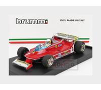 Ferrari 312 T5 J. Scheckter 1980 #1 Monaco GP + Pilota 1:43 Model R576CH BRUMM