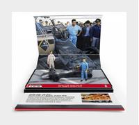 1:43 BRUMM Ferrari F1 Diorama 312B #2 Spain Gp 1970 Jacky Ickx On Fire BMS2429