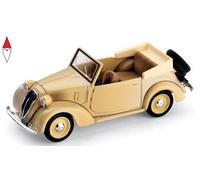 Brumm Modellino auto d'epoca Fiat 1100 (508C) Cabriolet Coloniale 1937 Beige 1:43