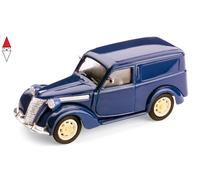 MODELLINO FURGONE STATICO DIECAST FIAT 1100E VAN 1949 BLU MODELLISMO SCALA 1/43