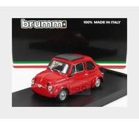 1:43 BRUMM Fiat 500 590Gt #0 Giannini Vallelunga 1969 Red R490