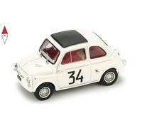 Brumm Modellino Auto Fiat Abarth 595 Criterium Monza 1964 Scala 1:43 R473