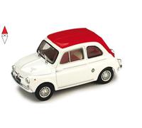 1/43 BRUMM FIAT 500 595SS ABARTH 1964 WHITE RED