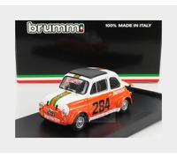 1:43 BRUMM Fiat 500 Abarth 695Ss Jagermeister #284 Colle Maddalena 1973 R496