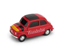 1:43 Brumm Fiat 500 Brums Germania Wunderbar Brummbarchen Red BR058 Modellino