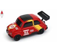 MODELLINO AUTO STATICO BRUMM FIAT 500 BRUMS 1965 LE MANS FERRARI #51 SCALA 1:43