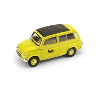 MODELLINO AUTO BRUMM STATICO FIAT 500 GIARDINIERA 1960 AGIP SCALA 1:43