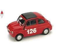 1:43 Brumm Fiat Abarth 595 Vallelunga 1965 Pinto R480 Auto Diecast Modellino
