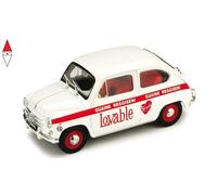 1:43 Brumm Fiat 600 Intimo Lovable (1960) R412 Auto Diecast Modellino