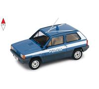 MODELLINO AUTO BRUMM STATICO FIAT PANDA 45 1980 POLIZIA MODELLISMO SCALA 1:43