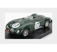 1:43 BRUMM Jaguar C-Type 3.4L S6 #17 24H Le Mans 1953 Moss Walker R358B