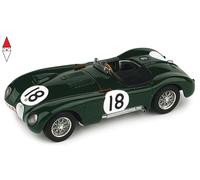 MODELLINO AUTO STATICO BRUMM JAGUAR C TYPE #18 WINNER 24H LE MANS 1953 1/43