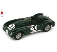 MODELLINO AUTO BRUMM STATICO JAGUAR C #20 WALKER-BIANCOHEAD SCALA 1:43
