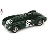 Brumm Modellino auto statico Jaguar C Type Le Mans 1951 Johnson-Biondetti 1:43