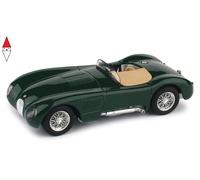 Brumm Modellino auto statico Jaguar C Type Stradale 1953 Verde Inglese scala 1:43 R360-01