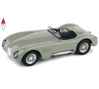 MODELLINO AUTO STATICO JAGUAR C TYPE STRADALE 1953 GRIGIO MODELLISMO SCALA 1:43