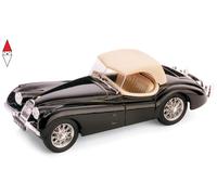 MODELLINO AUTO STATICO JAGUAR XK 120 DROP HEAD 1948 NERO MODELLISMO SCALA 1:43