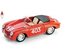 Brumm Modellino auto Porsche 356 Spider Mille Miglia 1952 1:43 1994